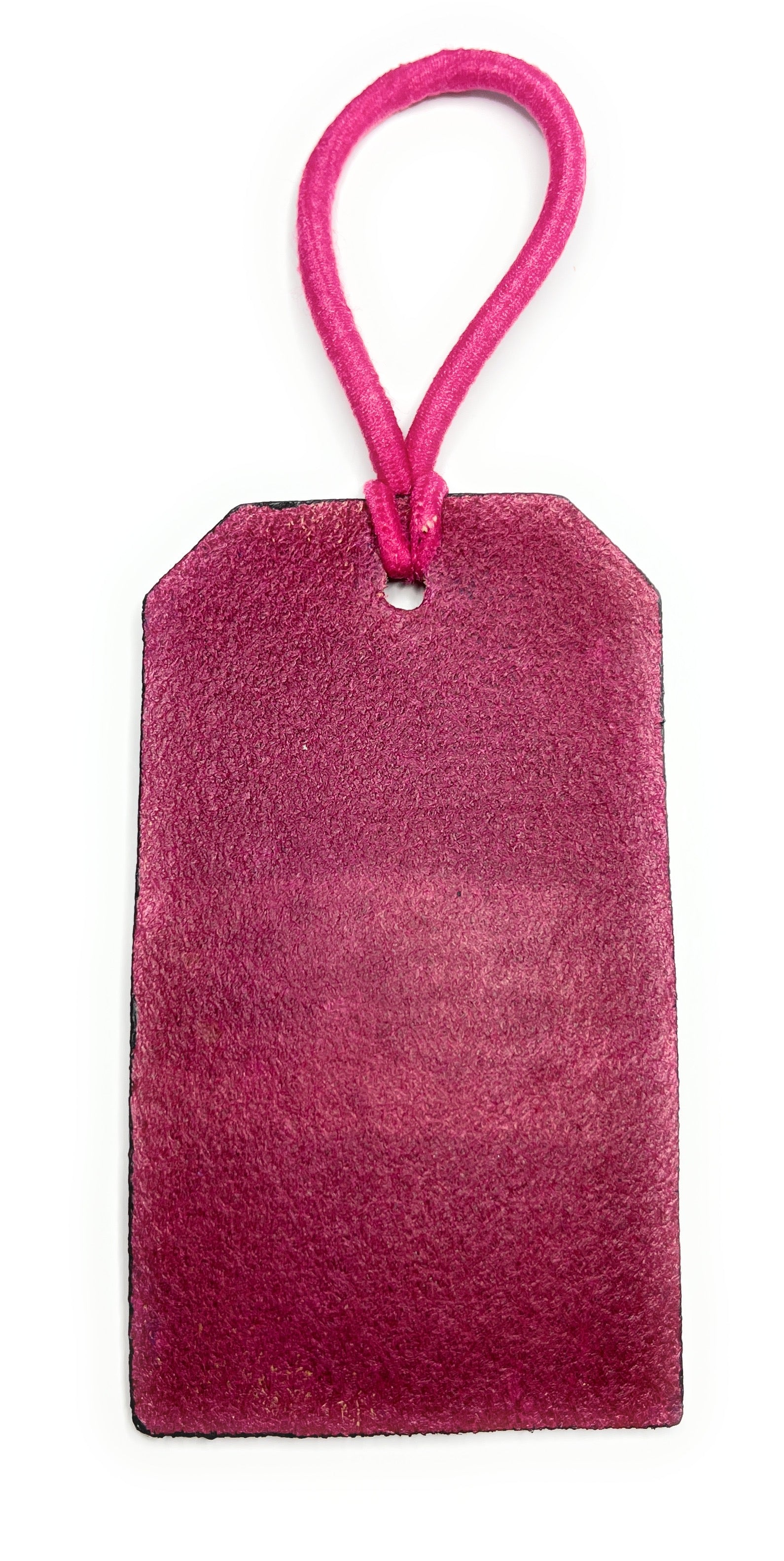 Pink Leather Luggage Tag - Country from my Cowboy Boots to my Down Home Roots
