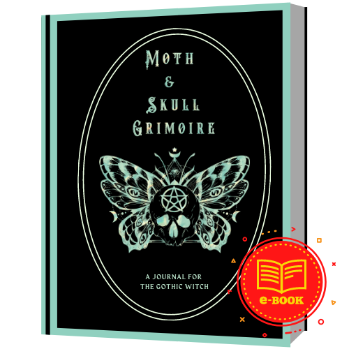 Moth & Skull Grimoire Journal Printable