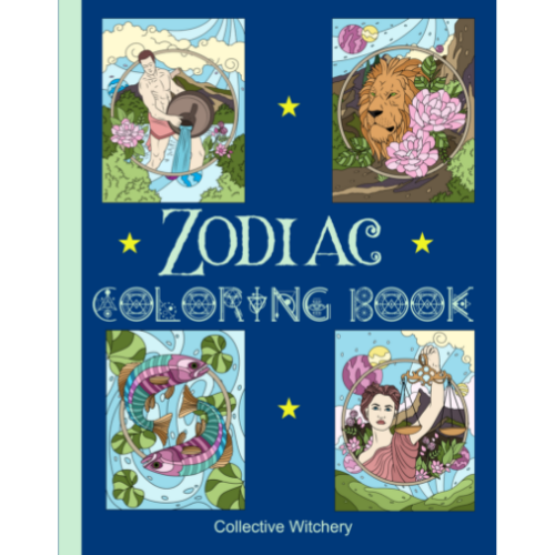 12-Page Printable Zodiac Coloring Book