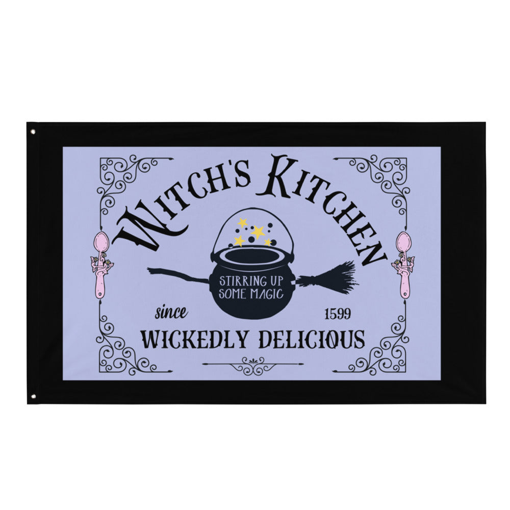 Purple Witch's Kitchen Flag