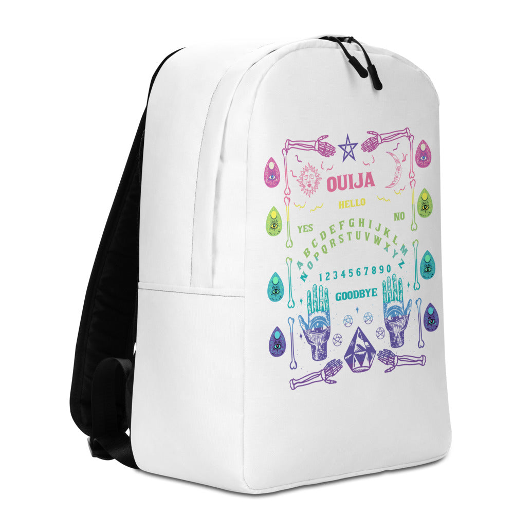 White Ouija Board Minimalist Backpack