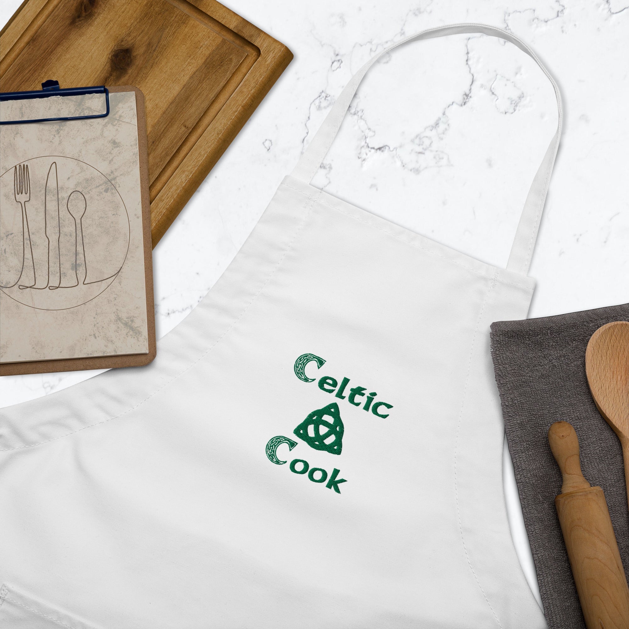 Celtic Cook Embroidered Apron