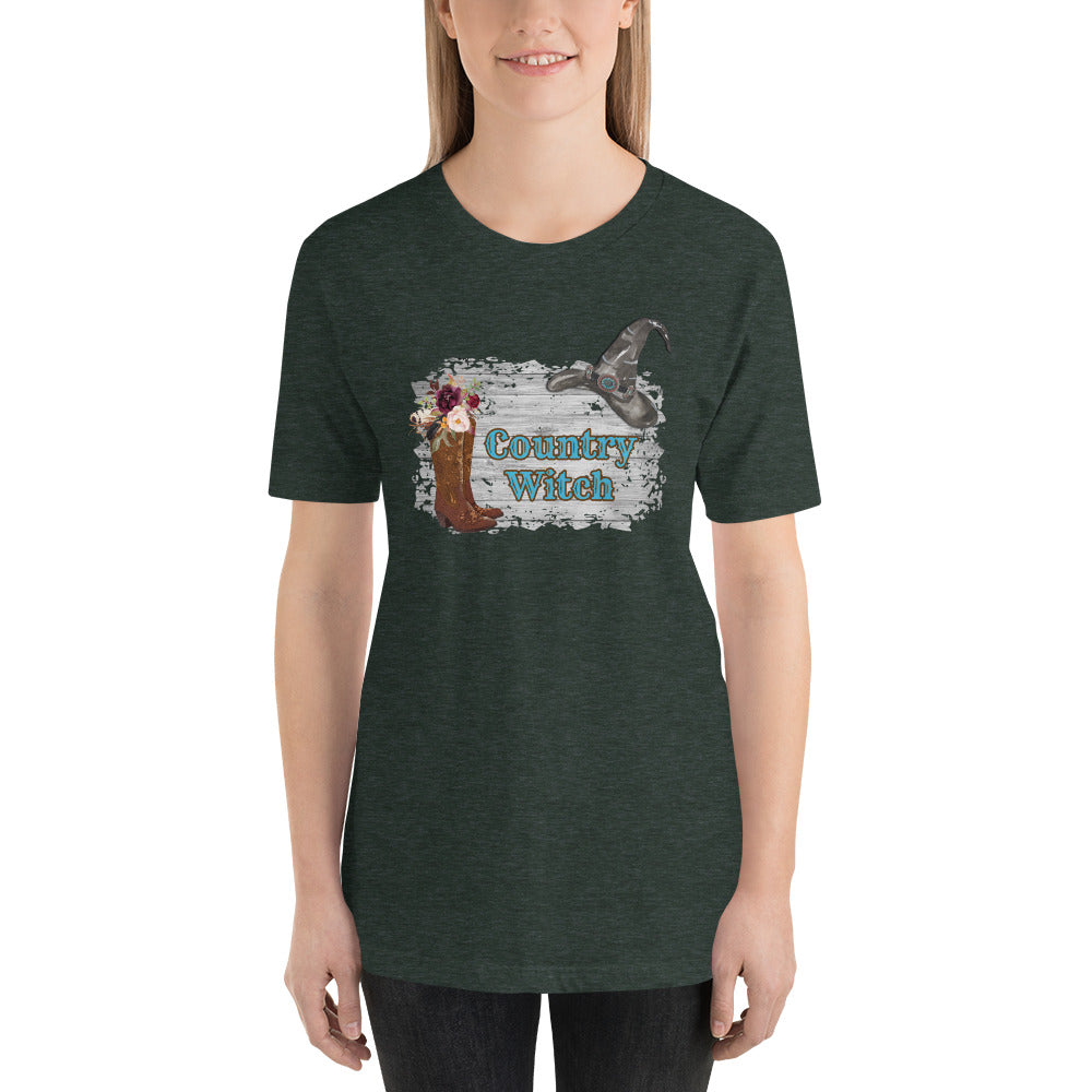 Country Witch Short-Sleeve Womens T-Shirt